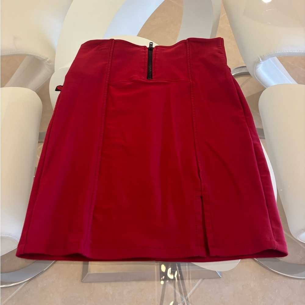 Kiss Vibrant Red Mini Skirt Stretchy From 🇧🇷